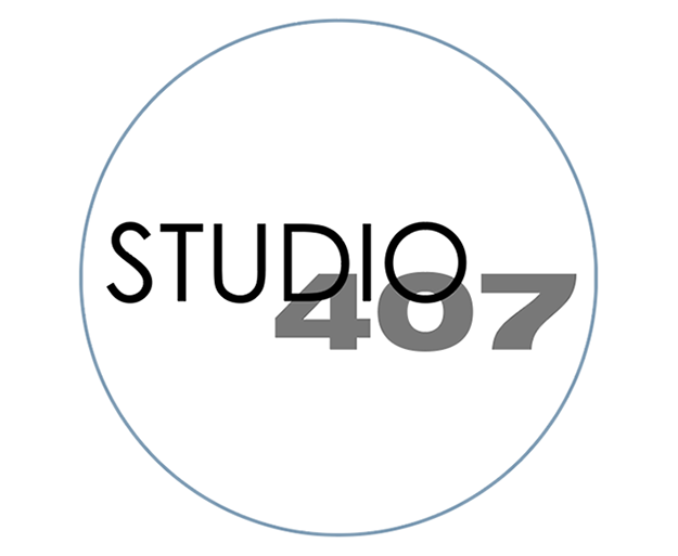 Studio 407 Logo in blue circle